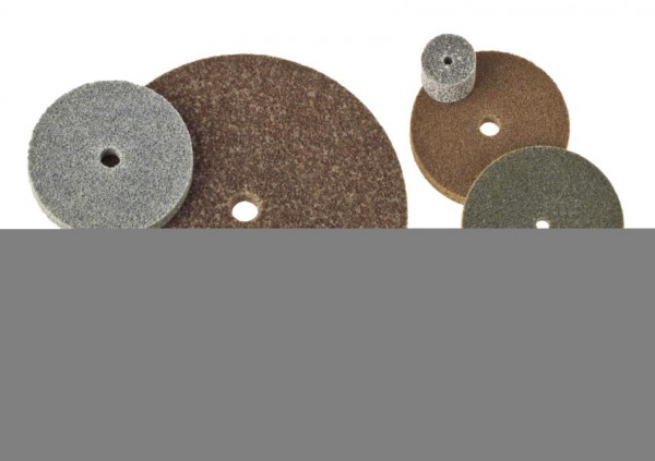 3M Scotch-Brite EXL Verpresste Kompaktscheibe XL-UW, 25,4 mm x 25,4 mm x 4,76 mm, 8A MED, VE: 50 Scheiben, 7000148249