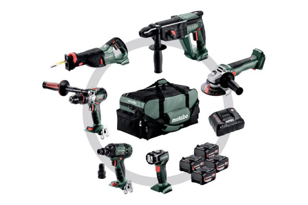 metabo Akku Combo Set Bauhandwerk 6.1 Werkzeugtasche, 685211000