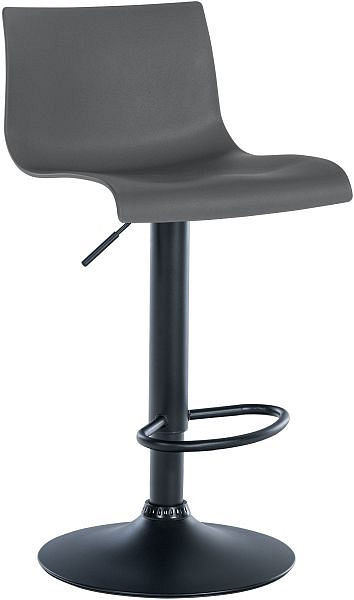 CLP Barhocker Branford Kunststoff, grau, 322223, 4251756490805
