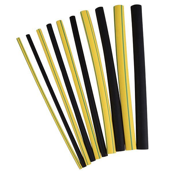Haupa Wärmeschrumpfschlauch 3:1; 3-1 mm; 1,2 m gelb/grün, 267430
