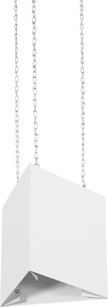 Moedel Deckenabhängung "TRIO", 3-seitig, Aluminium, 200x200 mm, 101859
