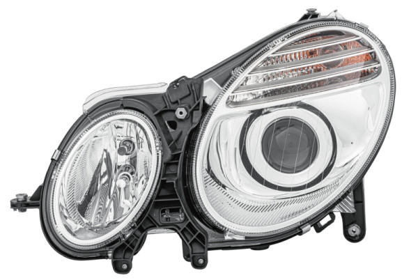 HELLA Bi-Xenon/Halogen-Hauptscheinwerfer - für u.a. Mercedes-Benz E-Class (W211) - CCC/ECE - für Rechtsverkehr - links, 1EL 009 260-551