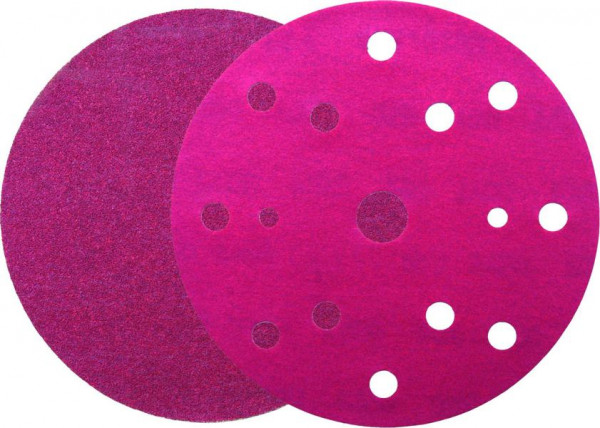 3M STIkit Papierschleifscheibe 310U, 150 mm, P320, ungelocht, VE: 5 Rollen a 100 Stück, 7100027132