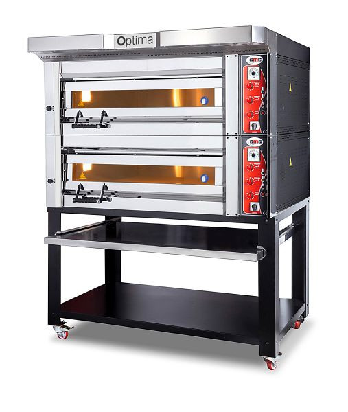 GMG Pizzaofen Optima- 84, 2 Backkammern, mit Untergestell, PB 2T 84