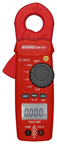 Benning CM 9-1 Leckstromzange, Anzeigeumfang: 6.000 (beleuchtet), 044682