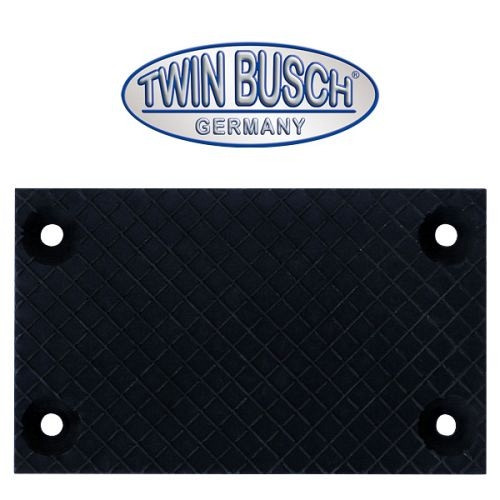 Twin Busch Aufnahmegummi für 2-Säulen-Hebebühnen -Rechteckig, E-HEB0053