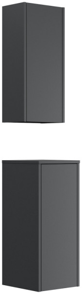 Posseik Limes Badschrank 2er Set zur Wandmontage grafit, PN0022X0000003DE