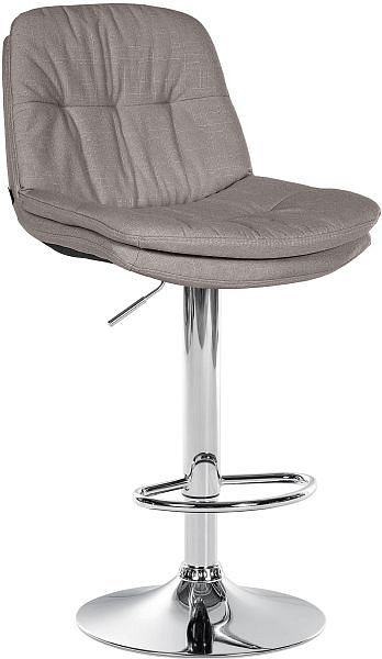 CLP Barhocker Laurel Stoff chrom, grau, 323932, 4255716316488