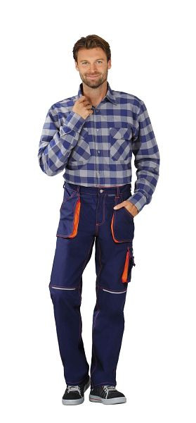 Planam Basalt Neon Bundhose, marine/orange, Größe 27, 6221027