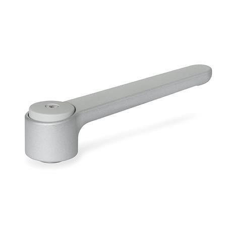 Ganter Verstellbare Flachspannhebel, Zink-Druckguss, Buchse Edelstahl (GN 126.1-120-B8-SR), VE: 5 Stück, 126.1-120-B8-SR