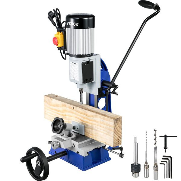 VEVOR Hohl Stemmmaschine Hohlmeißel Mortiser MS3816R für Holzbearbeitung, FSJMS3816RDZ00001V2