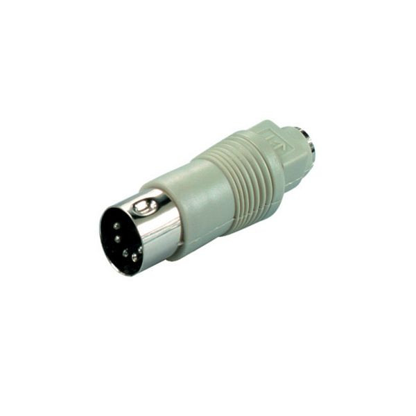 S-Conn PS 2 Adapter, 6-pol Mini DIN-Kupplung auf 5-pol DIN-Stecker, 78394