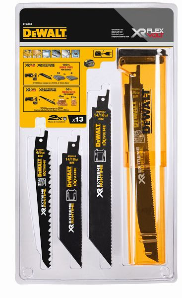 DeWalt Säbelsägeblatt-Set 13-teilig, XR EXTREME RUNTIME, DT99550-QZ
