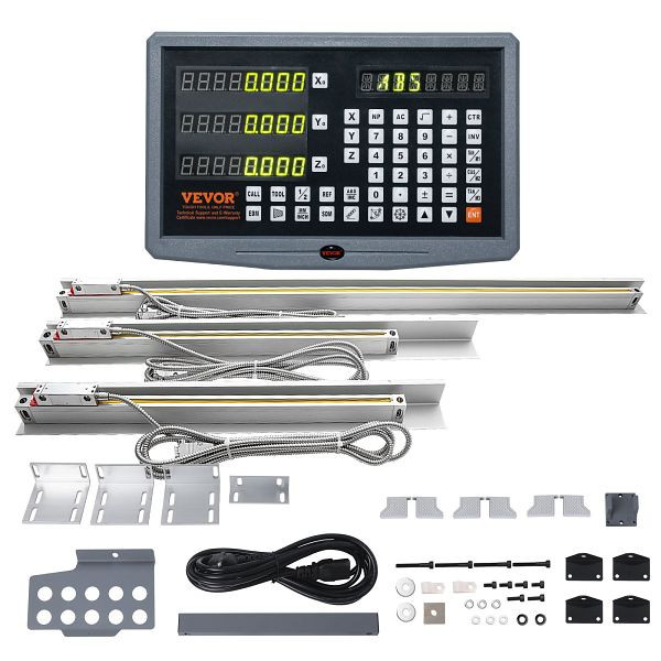 VEVOR Digitalanzeige 400/450/950mm Linearskala 3-Achsen-DRO-Display-Kit, SZGZCTZ5WM16V9OI1V2