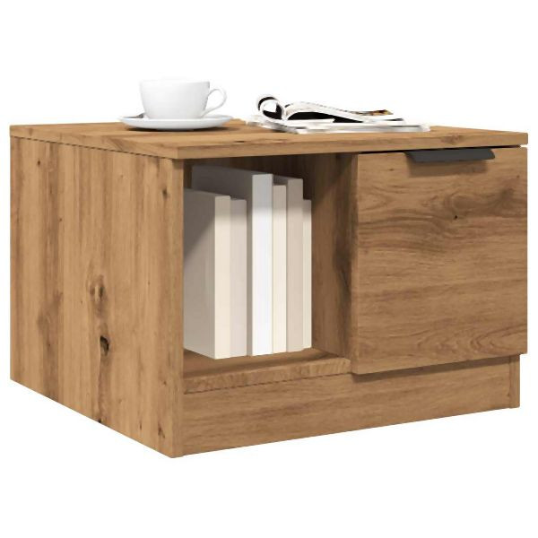 vidaXL Couchtisch Artisan-Eiche 50x50x36 cm Holzwerkstoff, 856849