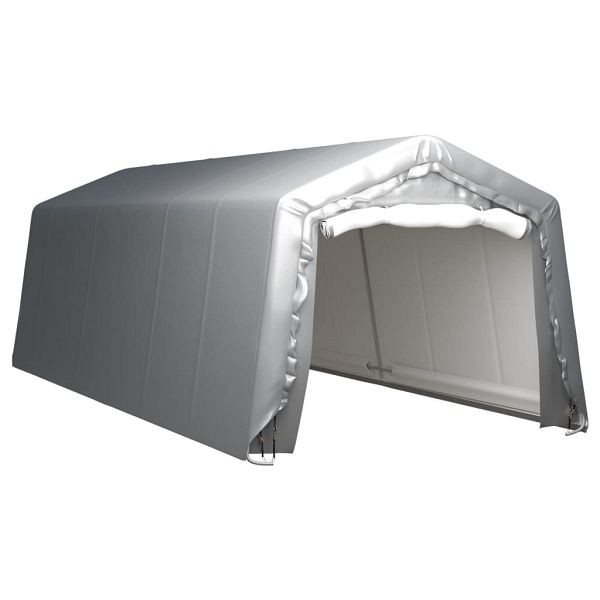 vidaXL Lagerzelt 300x750 cm Stahl Grau, Top-Qualität, 3079589