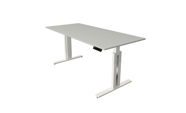Kerkmann Sitz-/Stehtisch Move 3 fresh, B 1800 x T 800 mm, elektrisch höhenverstellbar von 720-1200 mm, lichtgrau, (Montage), 10184911-1
