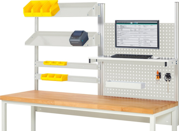 RAU System-Aufbau - Komplettset 05, für Produktbreite 2000 mm, RAL7035/RAL7035, EE-BW-KS-05-2000.12
