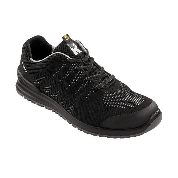 RUNNEX S1P-ESD-Sicherheitshalbschuhe SportStar, schwarz/grau, Größe: 43, VE: 1 Paar, 5108-43