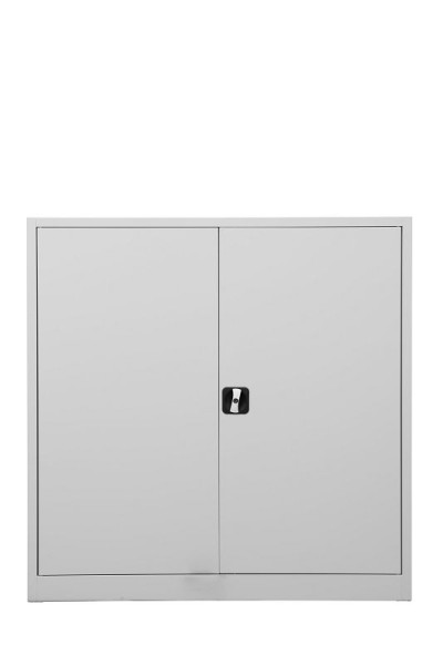Gürkan Flügeltürenschrank, 42 x 120 x 120 cm, Lichtgrau, Fachboden Stück 2, FLC.122, 100031
