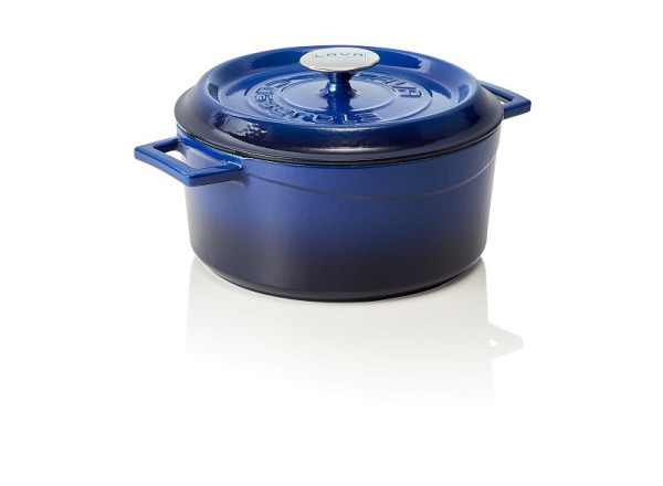 WAS Bräter Durchmesser oben 25 cm, Höhe 11,5 cm, blau, 363302024