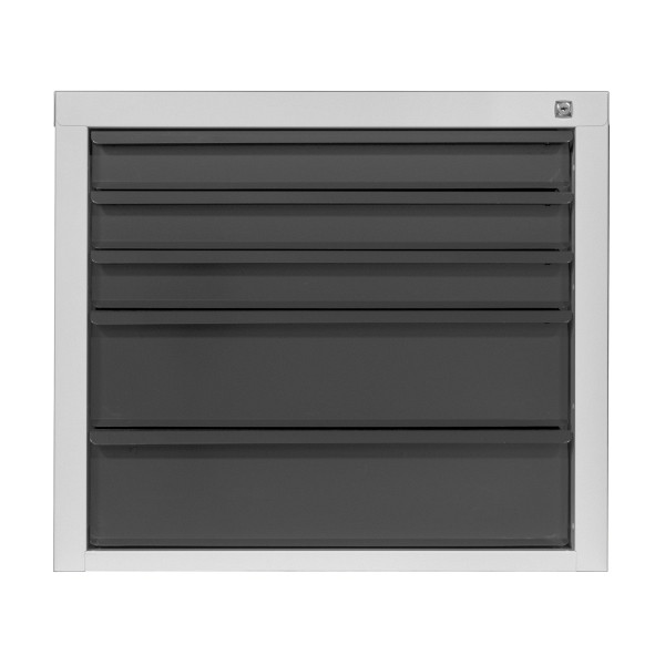 ADB Schubladenschrank "Mammut", 5 SL, RAL 7035/7016, 24785