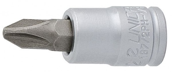 Unior Schraubendreher-Einsatz 1/4" für Kreuz-Schrauben PH, PH 3, 607894
