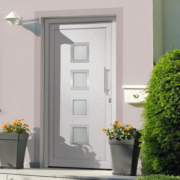 vidaXL Haustür Farbe Weiß 98x200 cm, 279183, 8719883820507
