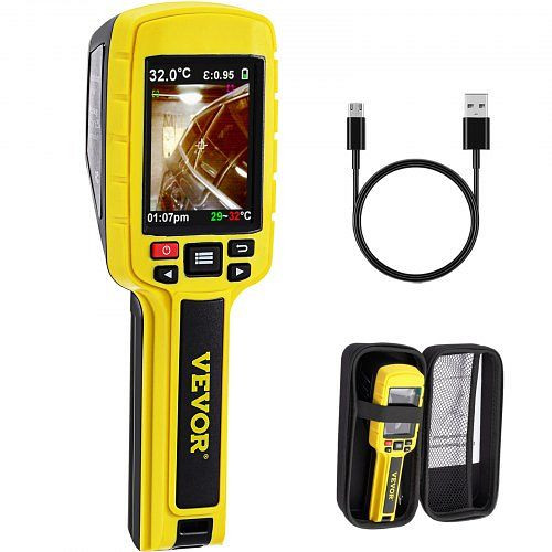 VEVOR Infrarot-Wärmebildkamera 3600 Pixel, IR Thermokamera USB Thermografie Thermal Kamera Infrarotkamera mit LCD-Bildschirm, YHW3600PIXELSR71KV0
