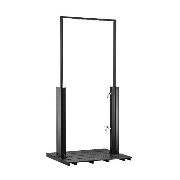 HOME DELUXE Solardusche mit Bodenplatte PAROS, 40 Liter Wassertank, 58279