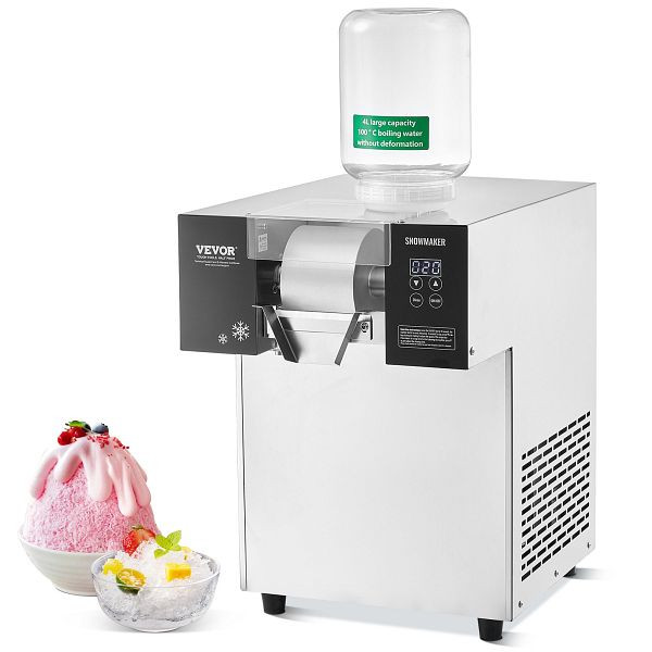 VEVOR Kommerzielle Schneeflocken-Eismaschine, 180kg/24h Eis Rasierer Edelstahl, FLXNBJFLLEDPIWMVXV2