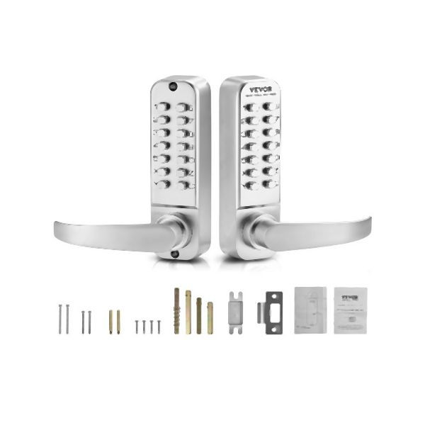 VEVOR Mechanische Schlüsselloses Türschloss 14 Tasten Zweiseitige Tastatur, JXMMSYSSBQRSCW5QLV0