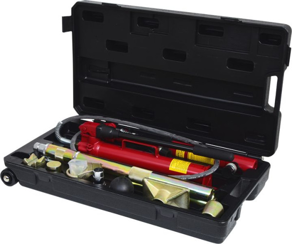 KS Tools Hydraulischer KFZ-Richtwerkzeugsatz 10t, 17-teilig, 160.0175
