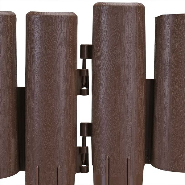 DEUBA Beeteinfassung Braun 2,24m, Rasen, 106060, 4250525355055