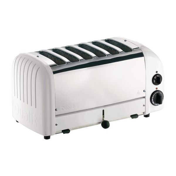 Dualit Toaster 60146 weiß 6 Schlitze, Auswerfhebel nach unten drücken, E975