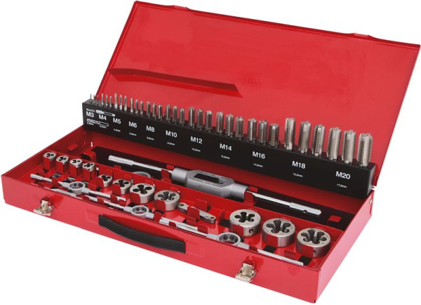 KS Tools HSS Co Gewindeschneidwerkzeug-Satz, 54-teilig, 331.0754