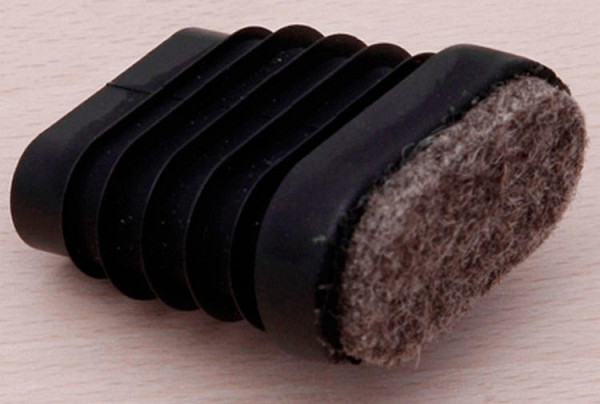 Deskin Filzgleiter-Set, für Parkett, Stein, Fliesen etc., zur optimalen Schonung Ihrer Böden, VE: 4 Stück, 251922