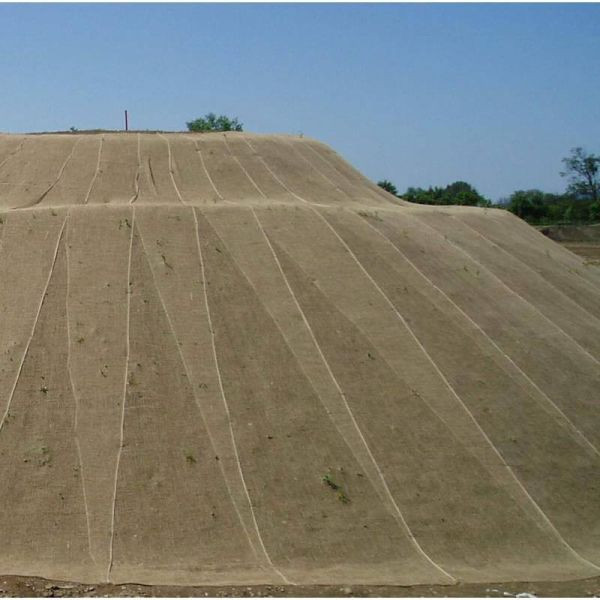 NOOR Erosionsschutzmatte Jute Netz 1,22 x 50m 500 g/m², 0711226855EG
