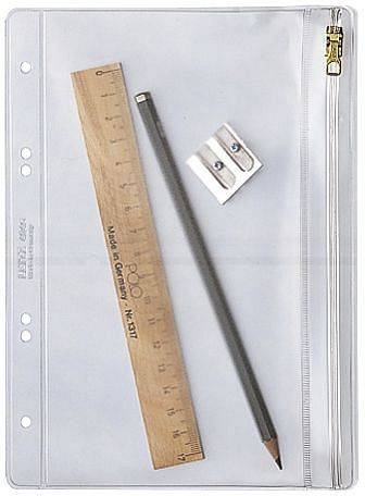 LEITZ 4045 Kleinkrambeutel A5 tranparent, Standardlochung, 4045-00-00