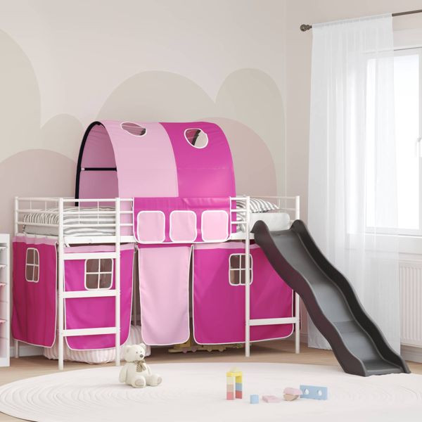 vidaXL Weiß und Rosa 75 x 190 cm, 42020864, 8721359328578