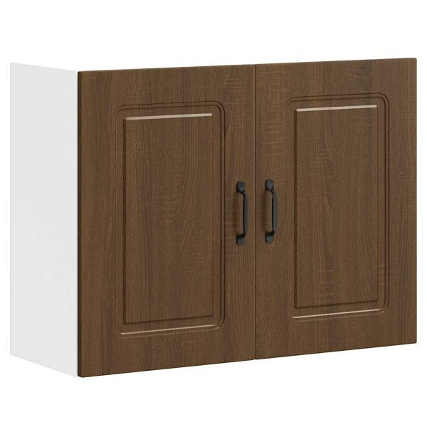 vidaXL Küchen-Hängeschrank Kalmar Braun Eichen-Optik Holzwerkstoff, 853594