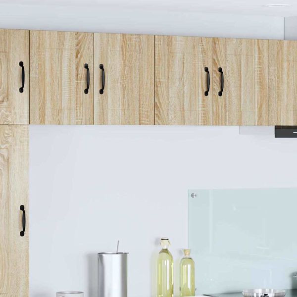 vidaXL Küchenwandschränke mit Regal 2 pcs Sonoma-Eiche 60 x 31 x 40 cm, 884919