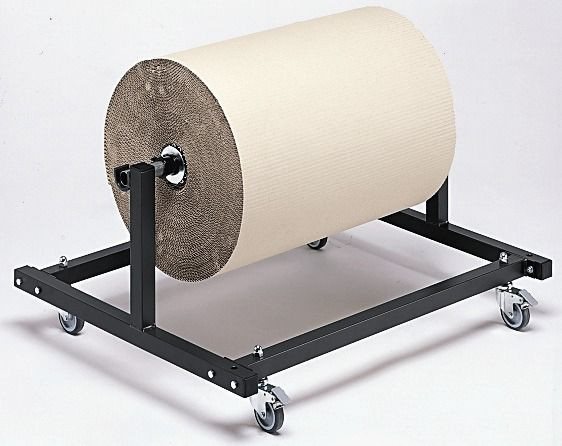 Hüdig + Rocholz SYSTEM 2000 Abrollbock, fahrbar, maximale Rollenbreite 1000 mm bei maximale Rollendurchmesser 500 mm, 23110