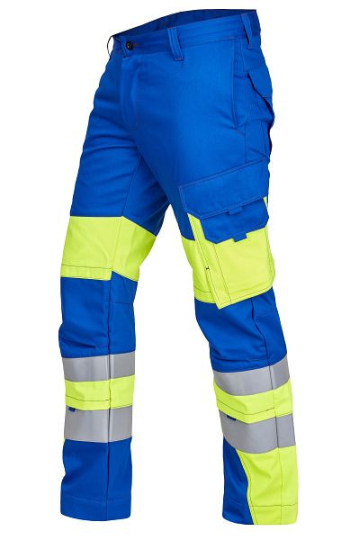 ROFA Bundhose teils 2-lagig 2430, Größe 114, Farbe 481-kornblau-leuchtgelb, 2652430-481-114