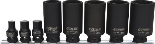 KS Tools 1/2" Spezial-Gelenkwellen-Stecknuss-Satz, 8-teilig, 150.1750