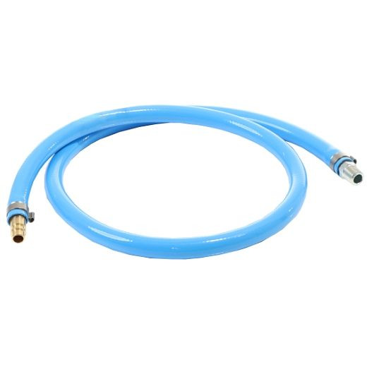ELMAG Antivibrations-Schlauch 10x15 / 1 m, mit Schlauchtülle AG 1/4' und Stecktülle, 42880