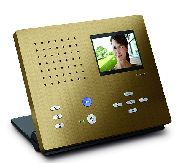 TCS Video Innenstation zum Freisprechen Serie Carus ADAPTO Tischgerät, bronze, CAI2110-0151