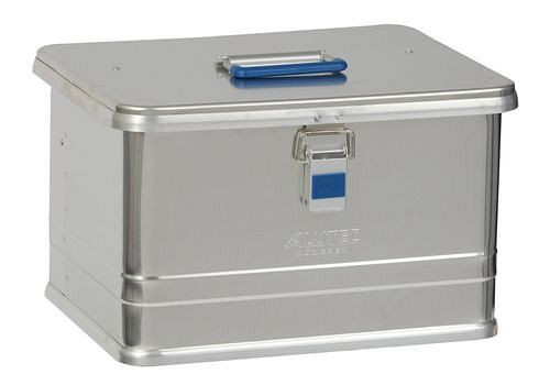 DENIOS Aluminiumbox Comfort, ohne Stapelecken, 30 Liter Volumen, 136684