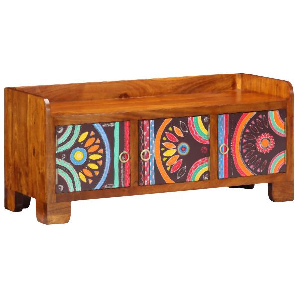vidaXL Schuhbank 90x35x40 cm Abmessung aus Akazienholz, 4016514