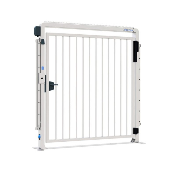 STEIN HGS Sicherheitstür V-Door-Fix, silber, silber, Stahl, verzinkt, beschichtet, 80519.0001